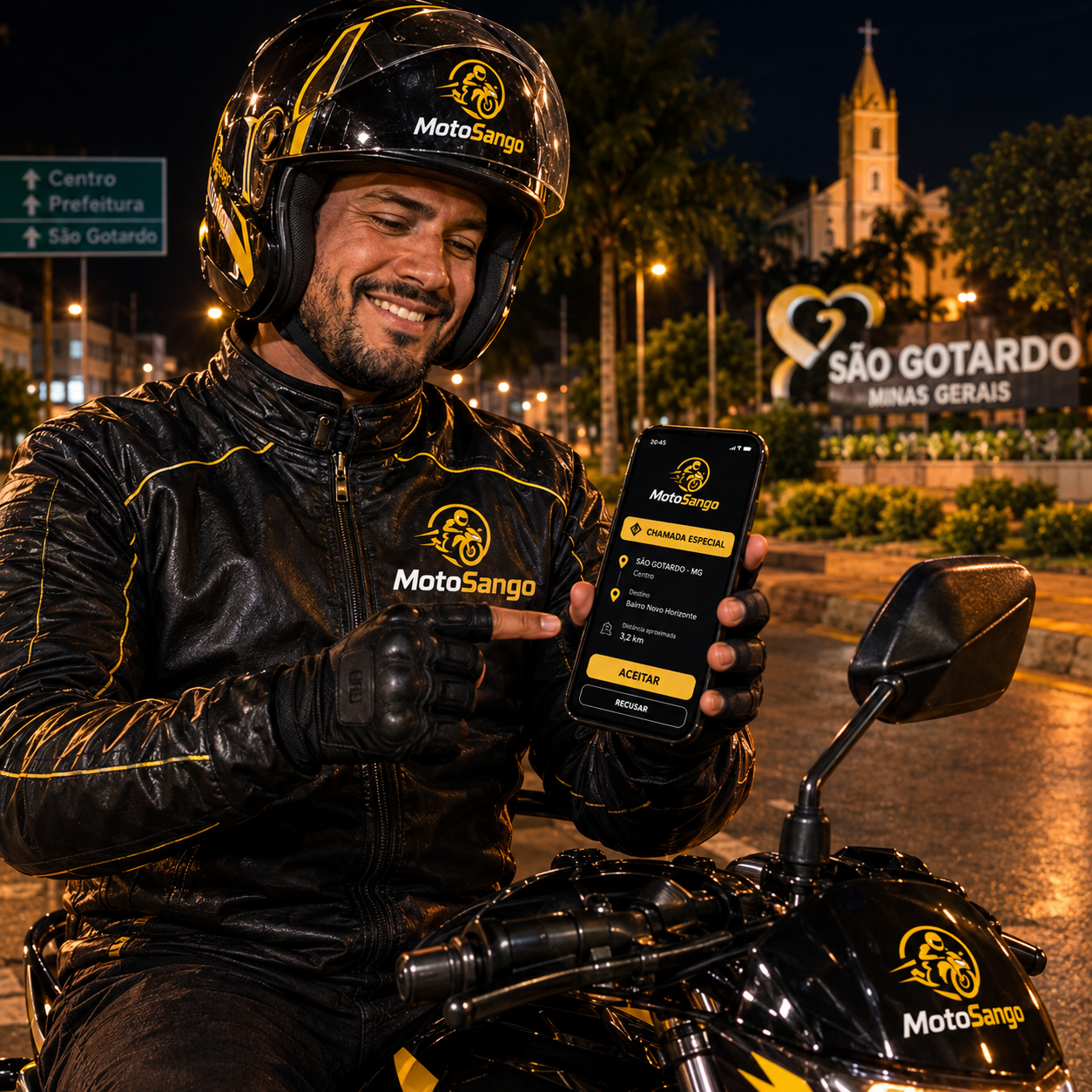 MotoSango - Chamada Especial para corridas com valor negociado em São Gotardo